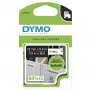 DYMO D1 lipnios etiketės, poliesterio, 12 mm x 5,5 m, juodas spaudinys ant balto
