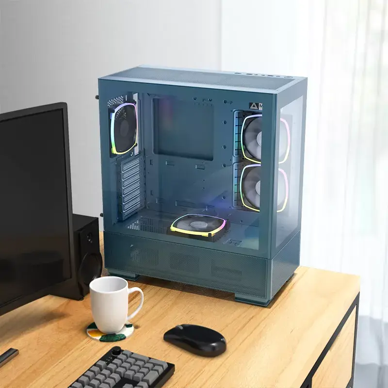 PC korpusas Montech SKY TWO Midi Tower Blue