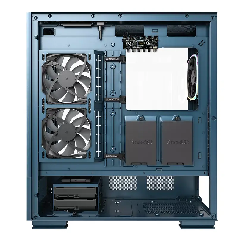 PC korpusas Montech SKY TWO Midi Tower Blue