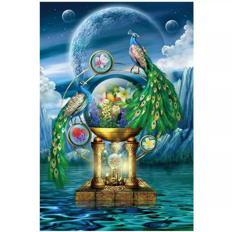 Dėlionė Ravensburger Saulės sistema 5000 dalių – Ravensburger 5000 dalių planetų sistemos dėlionė