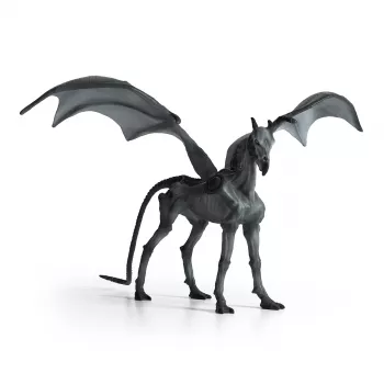 Schleich Thestral – juodas skeletinis arklys su šikšnosparnio sparnais, 6+ metų, Magiškos būtybės