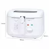 Kepimo indas Clatronic FR 3771 2,5 L 1800 W Baltas