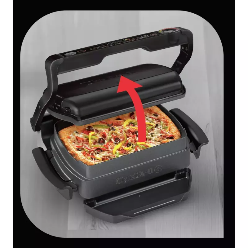 Kontaktinė grilio keptuvė Tefal GC7148 — 2000 W, nerūdijančio plieno korpusas, reguliuojamas termostatas