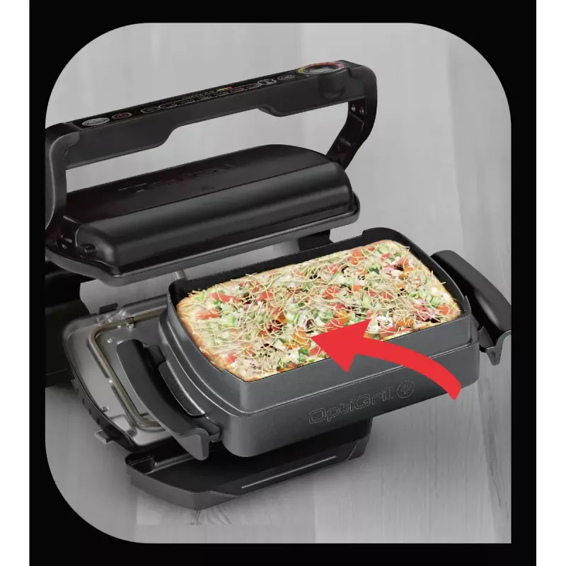 Kontaktinė grilio keptuvė Tefal GC7148 — 2000 W, nerūdijančio plieno korpusas, reguliuojamas termostatas