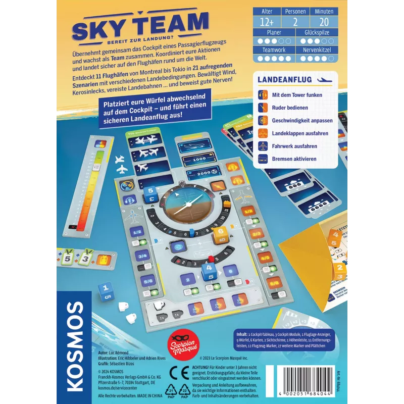 Kosmos Sky Team stalo žaidimas Kelionės/Nuotykiai