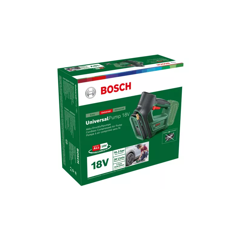 Bosch Universal Pump 18V belaidis elektrinis siurblys 10,3 bar 30 l/min