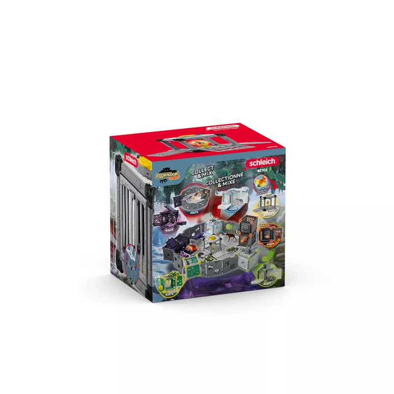 Schleich BattleCave Super Crystal – Daugiaspalvis veiksmo/nuotykių žaidimų rinkinys, 1 žaidėjui, 6–12 m.