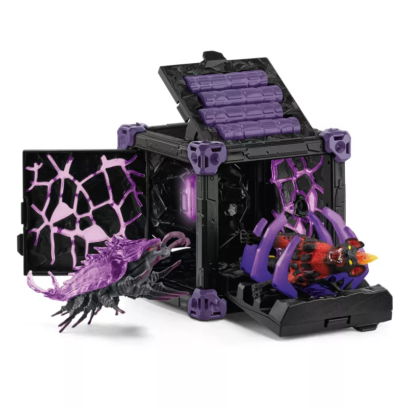 Schleich BattleCave Shadow Bug daugiaspalvis 42675 – veiksmo ir nuotykių figūrėlė