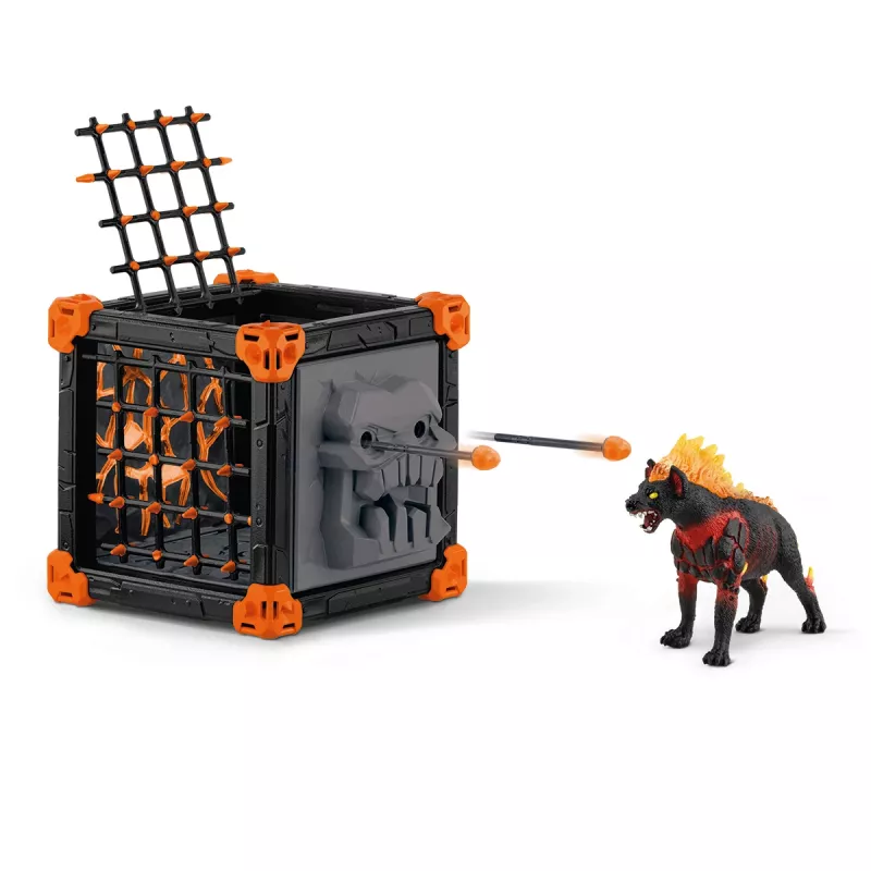 Schleich BattleCave Lava Hyena 42674 – veiksmo/nuotykių žaidimų rinkinys su lavos hiena