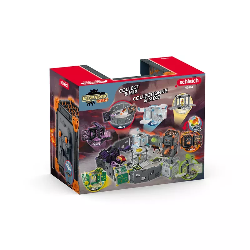 Schleich BattleCave Lava Hyena 42674 – veiksmo/nuotykių žaidimų rinkinys su lavos hiena