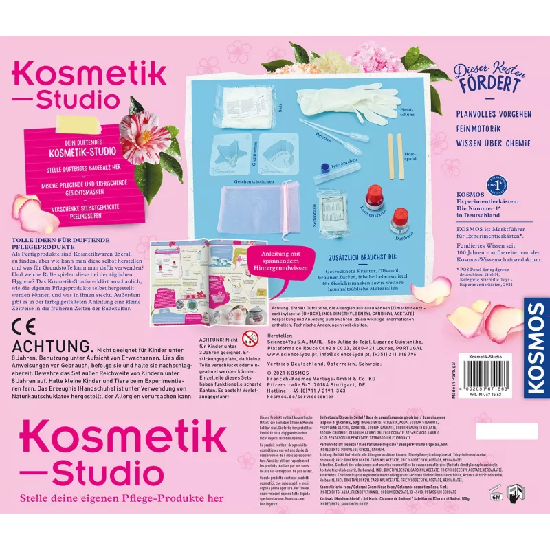 Kosmos 45872856 vaikiškas mokslinis žaidimas – virtuvės eksperimentų rinkinys