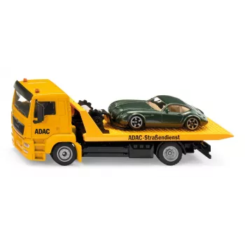 Automobilio modelis Siku MAN gedimų vilkikas ADAC, surinktas, 1:55 skalė, 58×170×57 mm