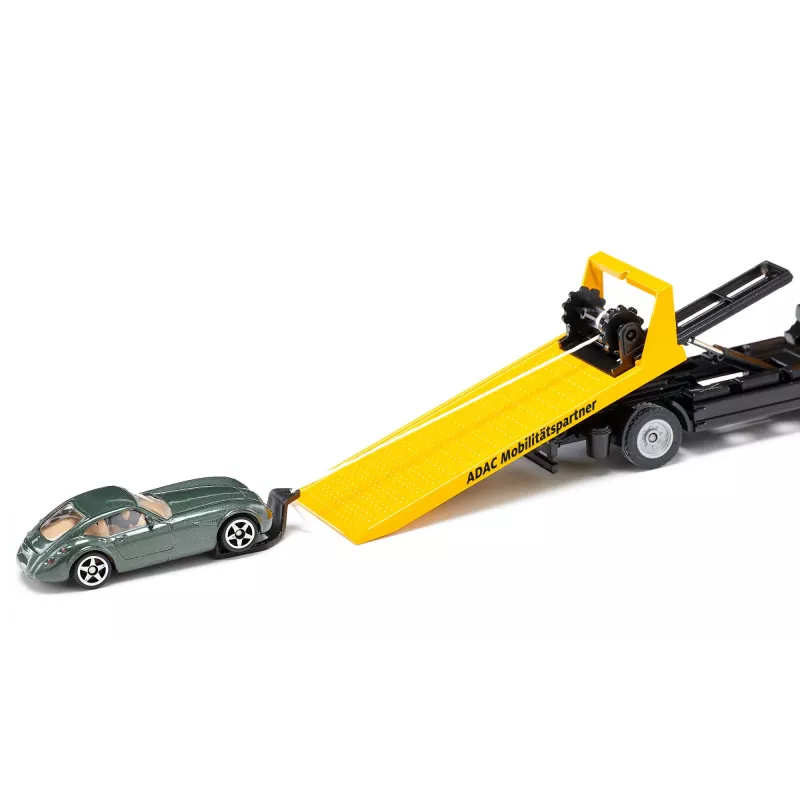 Automobilio modelis Siku MAN gedimų vilkikas ADAC, surinktas, 1:55 skalė, 58×170×57 mm