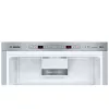 Šaldytuvas-šaldiklis Bosch Serie 6 KGE398IBP – 343 L bendras, nerūdijantis plienas, dešinės pusės vyriai