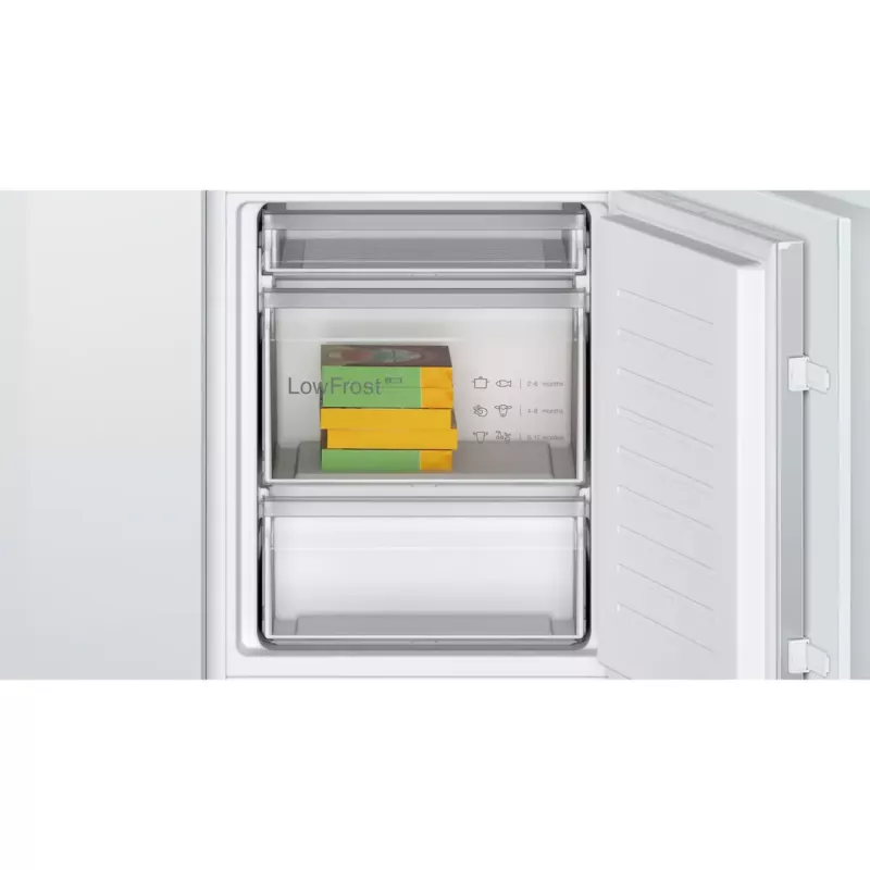Bosch Serie 4 KIV86VSE0 įmontuojamas šaldytuvas-šaldiklis 267 L