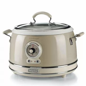 Ariete 2904 ryžių virimo aparatas su keramikiniu dubeniu – 3,5 L, 650 W, smėlio spalvos