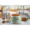 Ryžių virimo aparatas Ariete 2904 – elektrinis ryžių virimo aparatas su keramikiniu dubeniu – naminė suši – multivirklys – Vintage Line – 3,5 L – 650 W – žalias