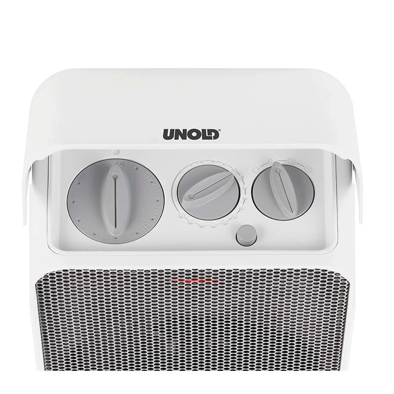 Unold 86450 ventiliatorinis šildytuvas 2000 W, pilkai baltas