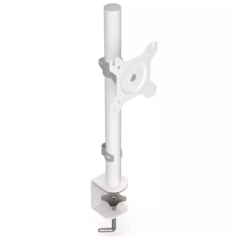Monitoriaus laikiklis ENDORFY Atlas 27 colių (68,6 cm) ekranams, spaustuvinis tvirtinimas prie stalo, VESA 75x75–100x100, maks. apkrova 8 kg, baltas