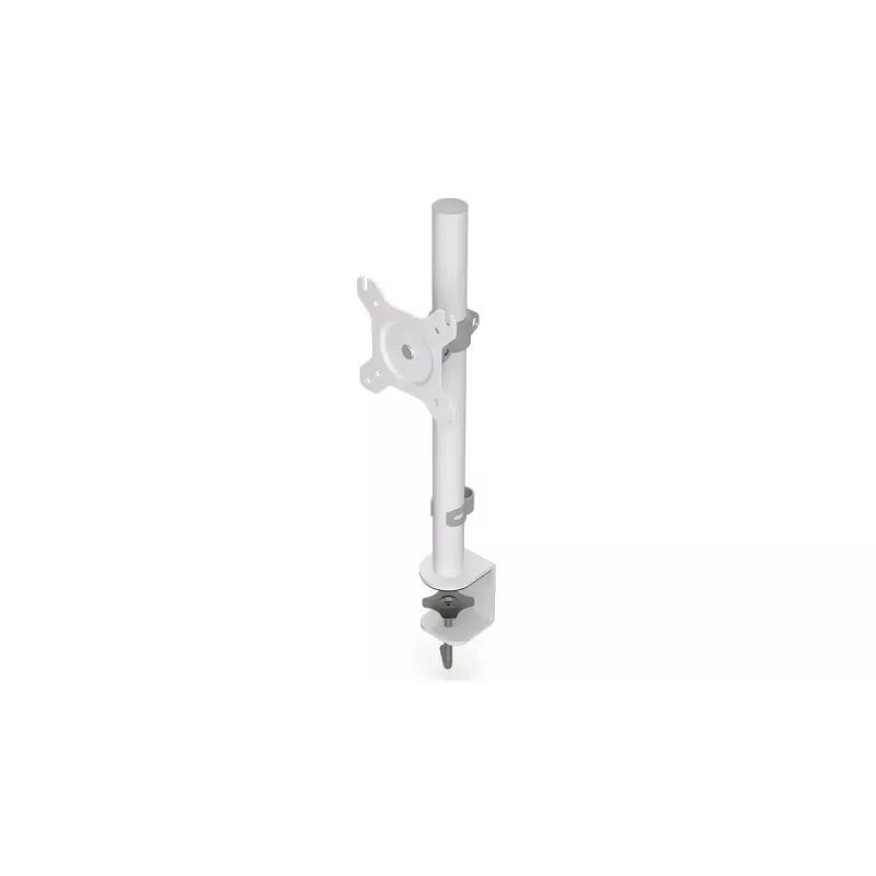 Monitoriaus laikiklis ENDORFY Atlas 27 colių (68,6 cm) ekranams, spaustuvinis tvirtinimas prie stalo, VESA 75x75–100x100, maks. apkrova 8 kg, baltas