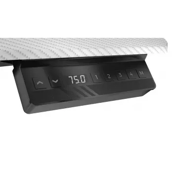 Tiesus stalas ENDORFY Atlas L Electric White 1500x780x720 mm