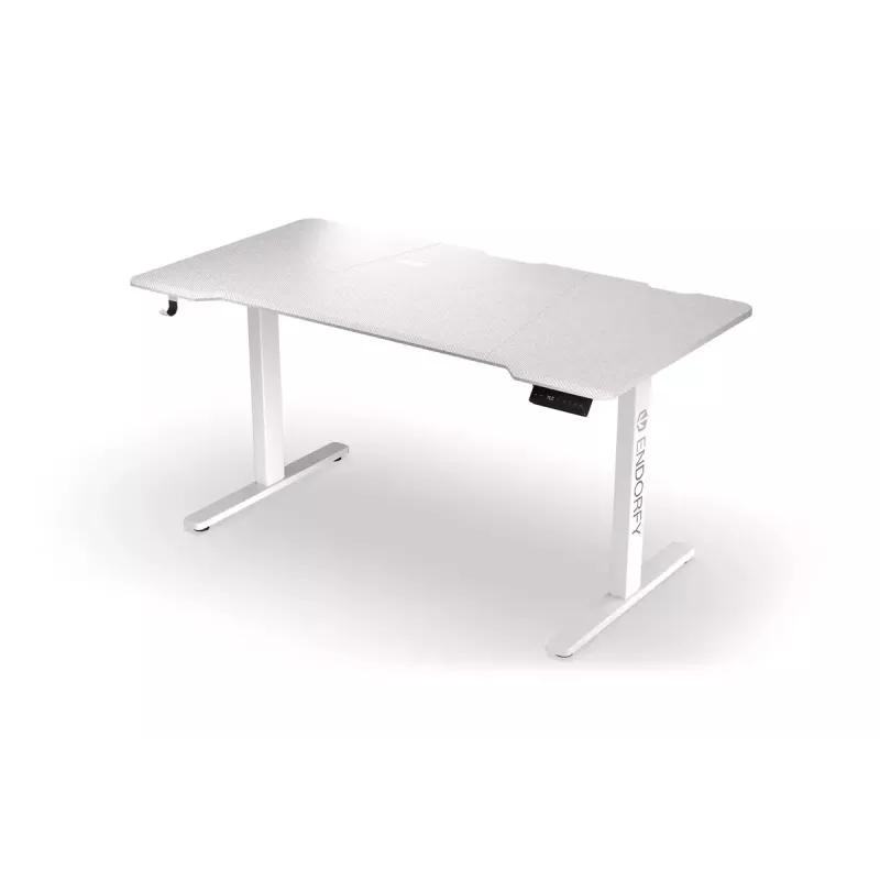 Tiesus stalas ENDORFY Atlas L Electric White 1500x780x720 mm