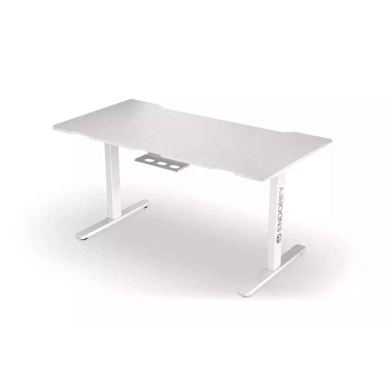 Tiesus stalas ENDORFY Atlas L Electric White 1500x780x720 mm