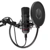 ENDORFY Solum – USB-C laidinis kardioidinis mikrofonas, 16 bitų / 48 kHz, 18–21000 Hz, stalinis laikiklis, 2,9 m kabelis, ausinių išvestis, popfiltras