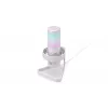 ENDORFY AXIS Streaming White – USB mikrofonas, kardioidinis, 30–18 kHz, 192 kHz/24 bit, stalinis stovas, nutildymas, ausinių išvestis
