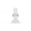 ENDORFY AXIS Streaming White – USB mikrofonas, kardioidinis, 30–18 kHz, 192 kHz/24 bit, stalinis stovas, nutildymas, ausinių išvestis