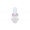 ENDORFY AXIS Streaming White – USB mikrofonas, kardioidinis, 30–18 kHz, 192 kHz/24 bit, stalinis stovas, nutildymas, ausinių išvestis