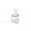 ENDORFY AXIS Streaming White – USB mikrofonas, kardioidinis, 30–18 kHz, 192 kHz/24 bit, stalinis stovas, nutildymas, ausinių išvestis