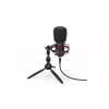 ENDORFY Solum Streaming T – USB laidas, 24 bitų / 48 kHz, 18–21000 Hz, stalinis laikiklis, ausinių išvestis, juoda