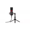 ENDORFY Solum Streaming T – USB laidas, 24 bitų / 48 kHz, 18–21000 Hz, stalinis laikiklis, ausinių išvestis, juoda