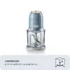 Ariete 438 Vintage maisto smulkintuvas 0438BL, 0,6 l, 400 W, mėlyna