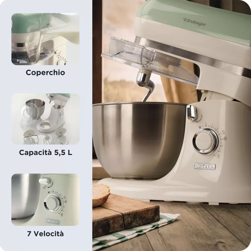 Virtuvinis kombainas Ariete 1588 2400 W 5.5 L Žalia Balta