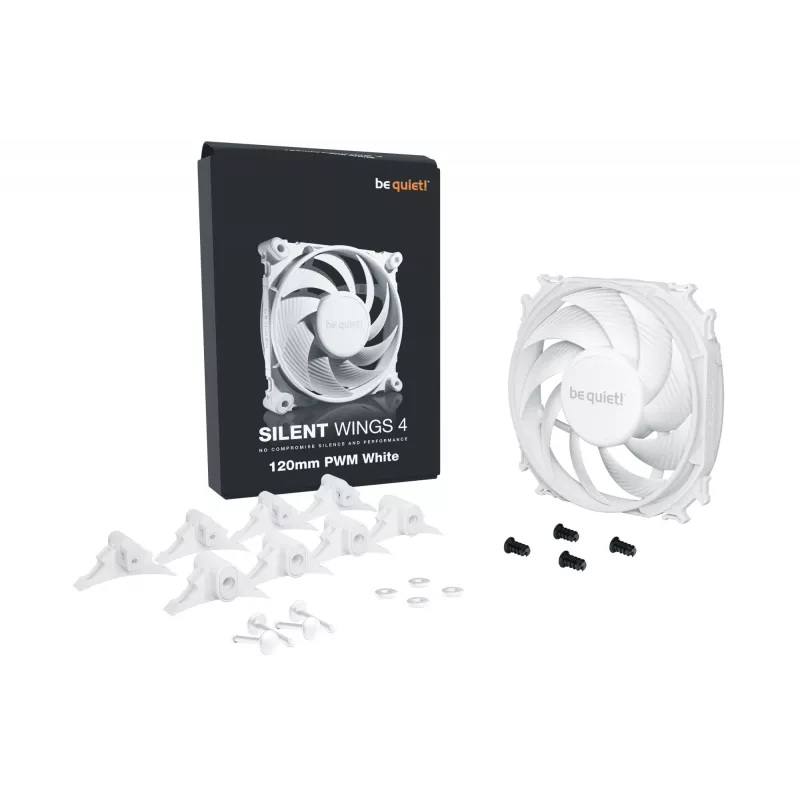 be quiet! SILENT WINGS 4 120mm PWM White ventiliatorius