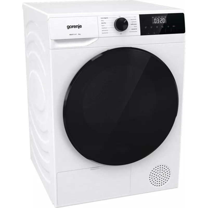 Gorenje DHNA92/DE džiovinimo mašina Laisvai pastatoma Pakrovimas iš priekio 9 kg Balta