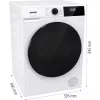 Gorenje DHNA92/DE džiovinimo mašina Laisvai pastatoma Pakrovimas iš priekio 9 kg Balta