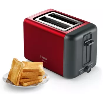Bosch TAT3P424DE skrudintuvas 2 griežinėliams 970 W juodas, raudonas