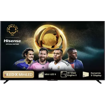 Hisense 85UXNQ 2,16 m (85 colių) 4K Ultra HD išmanusis televizorius su Wi-Fi, juoda/pilka, 700 cd/m²