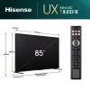 Hisense 85UXNQ 2,16 m (85 colių) 4K Ultra HD išmanusis televizorius su Wi-Fi, juoda/pilka, 700 cd/m²