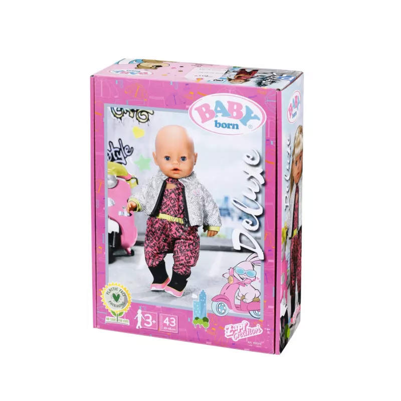 BABY born City Deluxe Scooter Combo – paspirtukas lėlei