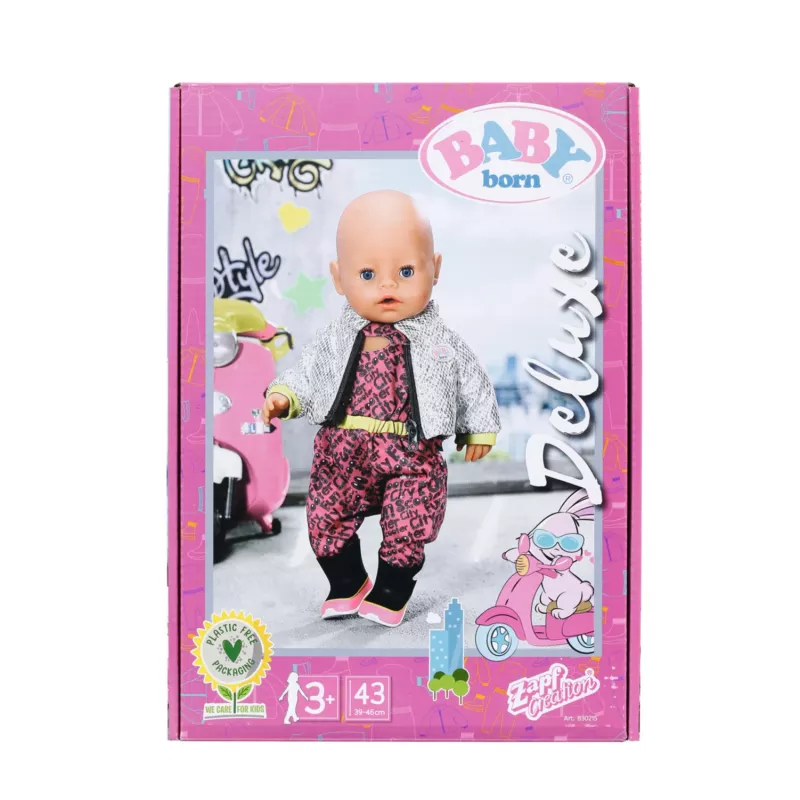 BABY born City Deluxe Scooter Combo – paspirtukas lėlei