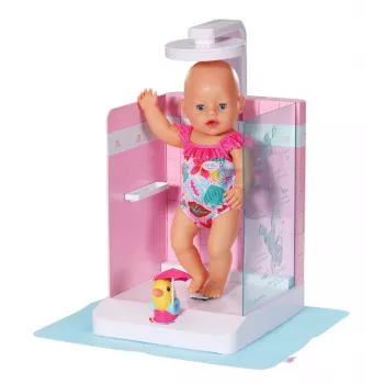 Lėlės vonios kambarys BABY born Bath Walk in Shower, rekomenduojamas amžius nuo 3 metų