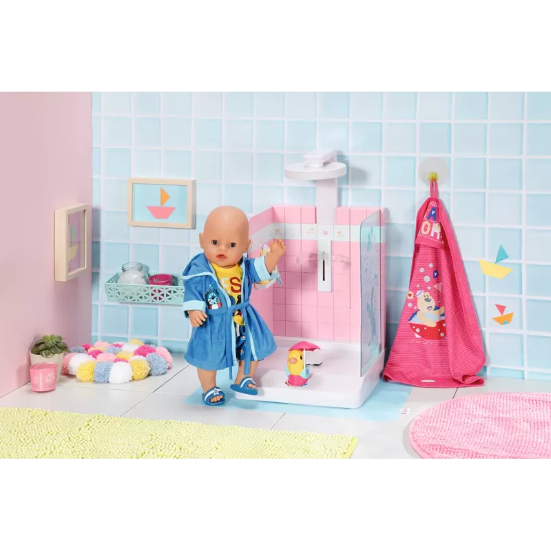 Lėlės vonios kambarys BABY born Bath Walk in Shower, rekomenduojamas amžius nuo 3 metų