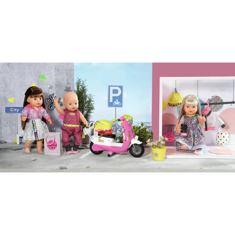 Lėlių drabužių rinkinys BABY born City Deluxe Style nuo 3 metų 180 g