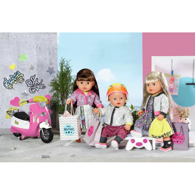 Lėlių drabužių rinkinys BABY born City Deluxe Style nuo 3 metų 180 g