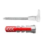 Kablio adapterio ir kaiščių rinkinys Fischer 564169 25 vnt. Plastikas 8 mm