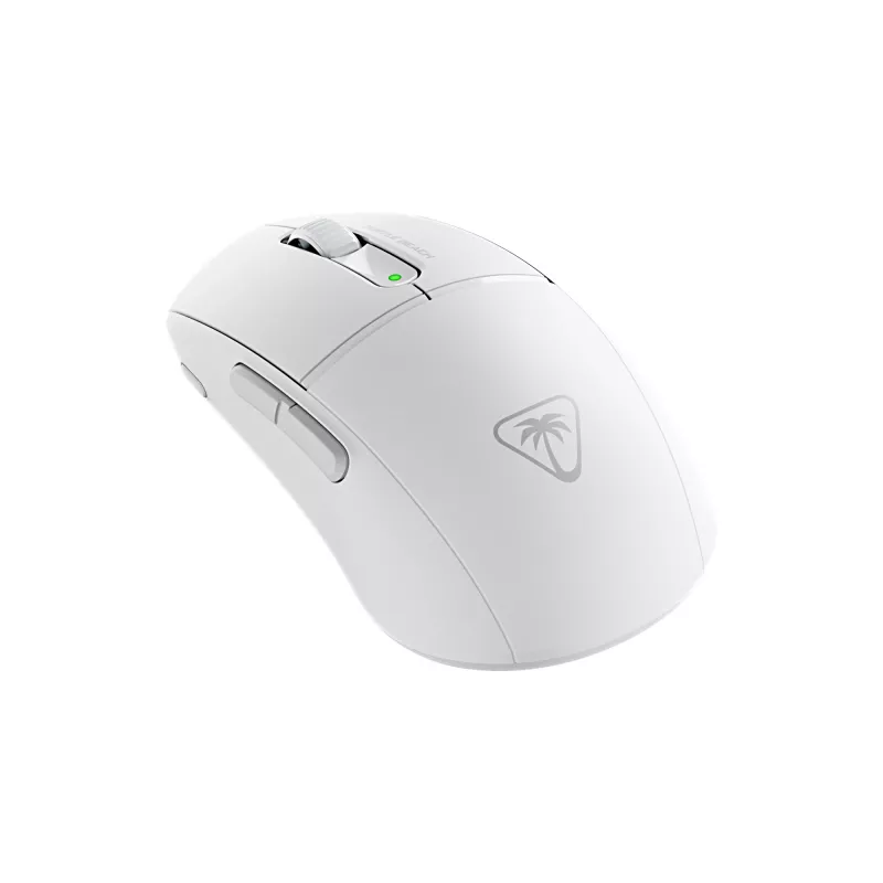 Turtle Beach Burst II Air White – 2,4 GHz belaidė žaidimų pelė: 47 g itin lengvas svoris, optiniai jungikliai, 26K DPI optinis jutiklis, Bluetooth, 120 h baterija